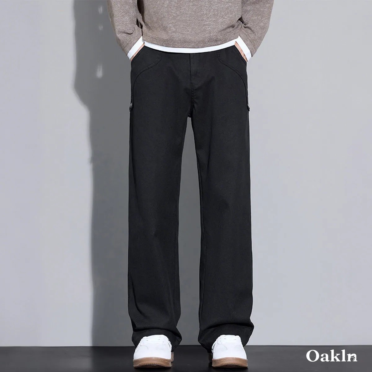 リヨセル混紡 テーパードカーゴパンツ ウエストゴム  快適な穿き心地  オールシーズン対応　メンズ