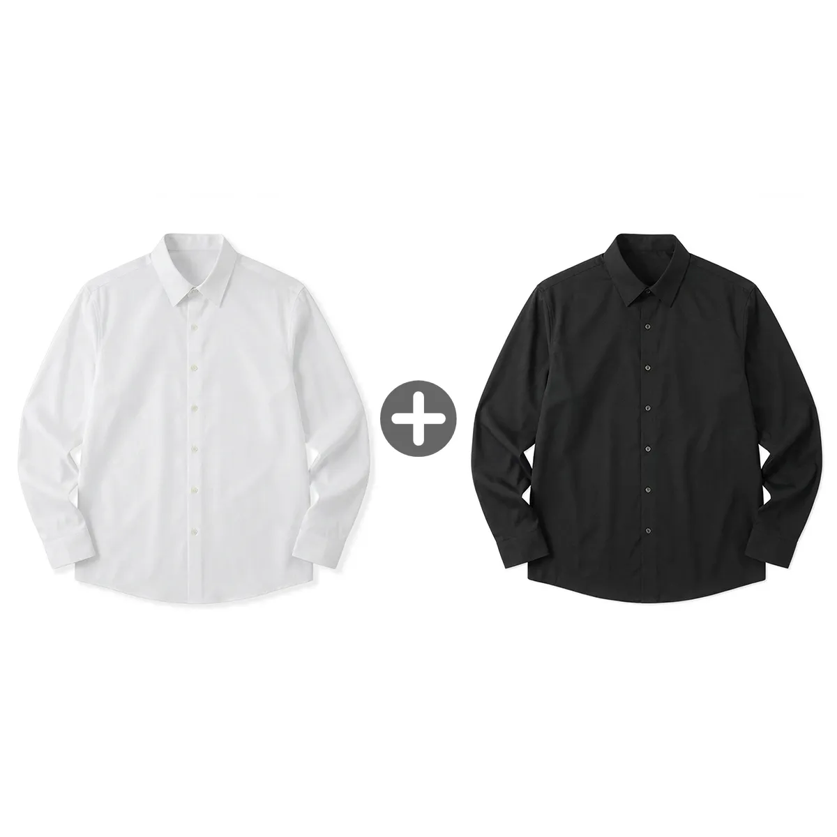 モダール混 ノンアイロン 60番手 ストレッチシャツ 形態安定性 ビジネス通勤 無地シャツ