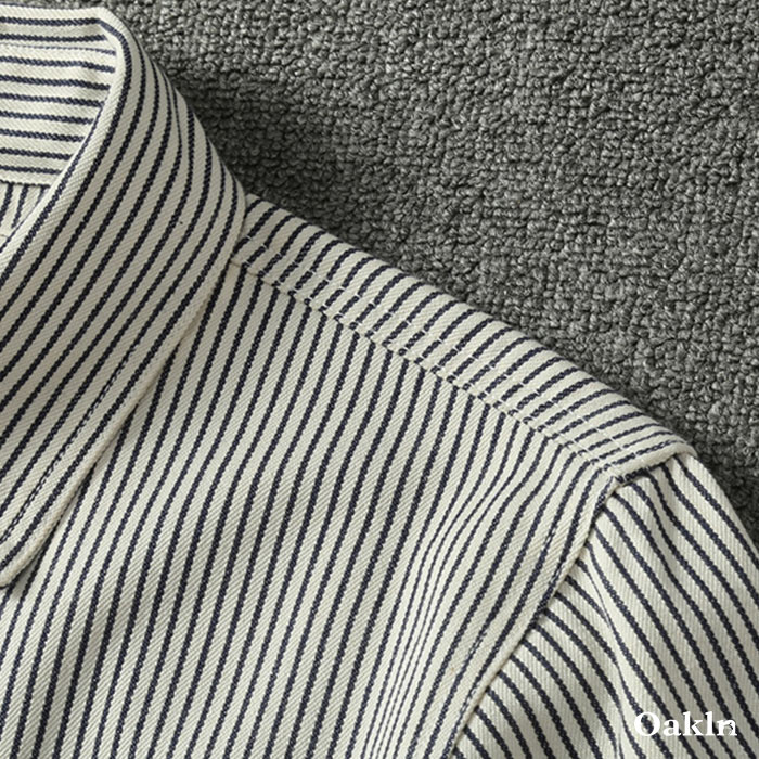 マルチポケット　ウエスタンストライプデニムシャツ