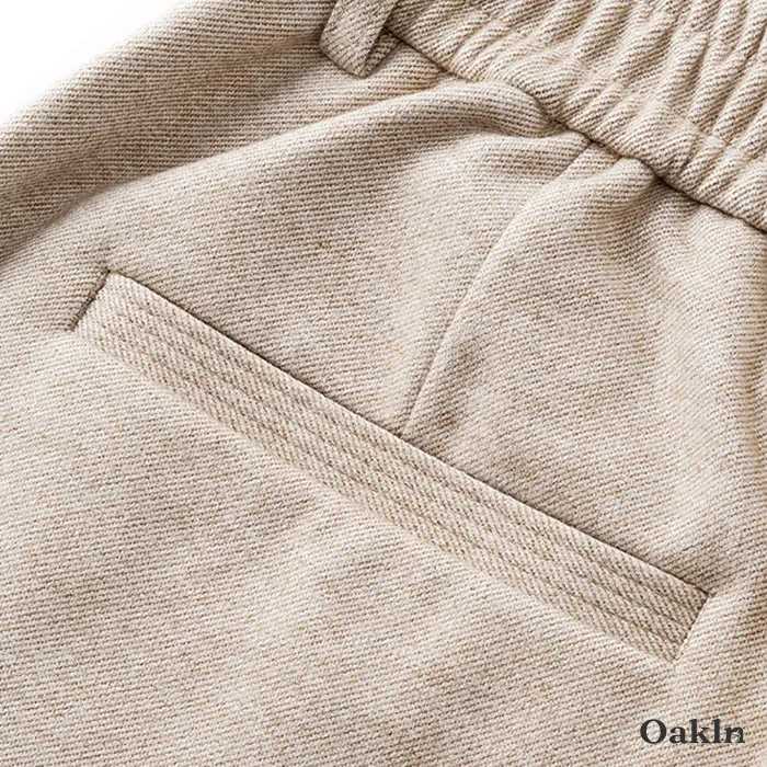 ウールライク 裏起毛 スラックス 暖パン ワイドパンツ ウエストゴム 洗える 蓄熱 防寒