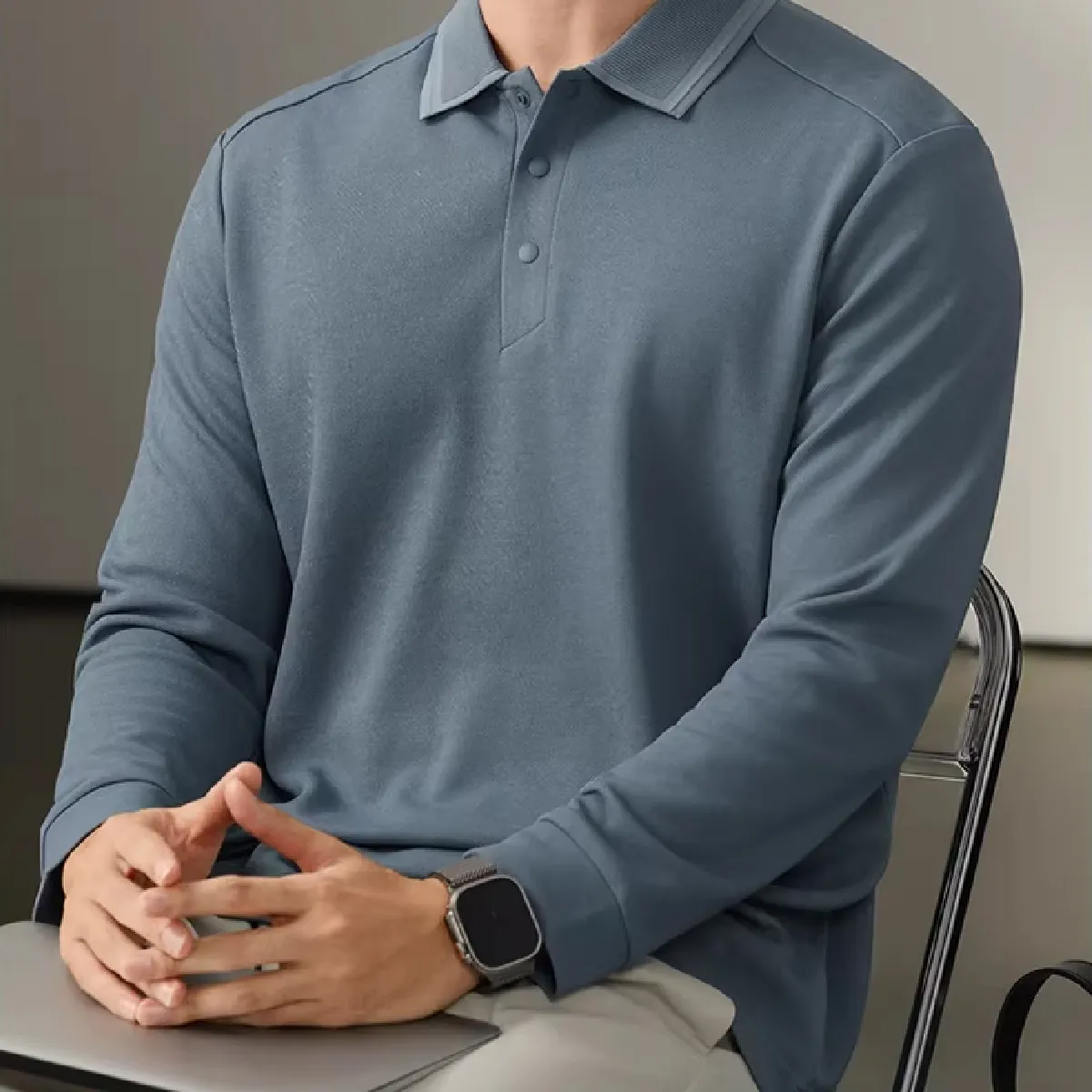 ビジネス・カジュアル兼用 抗菌防臭加工 混紡ポロシャツ