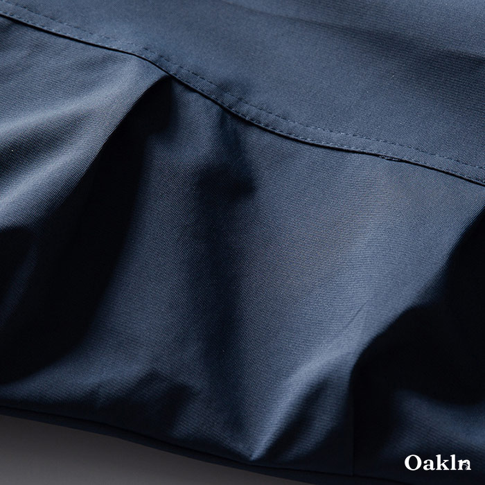 防風 撥水 スタンドカラー ブルゾン メンズ 裾ドローコード ショート丈 ゆったり 体型カバー 高機能 アウター-Oakln