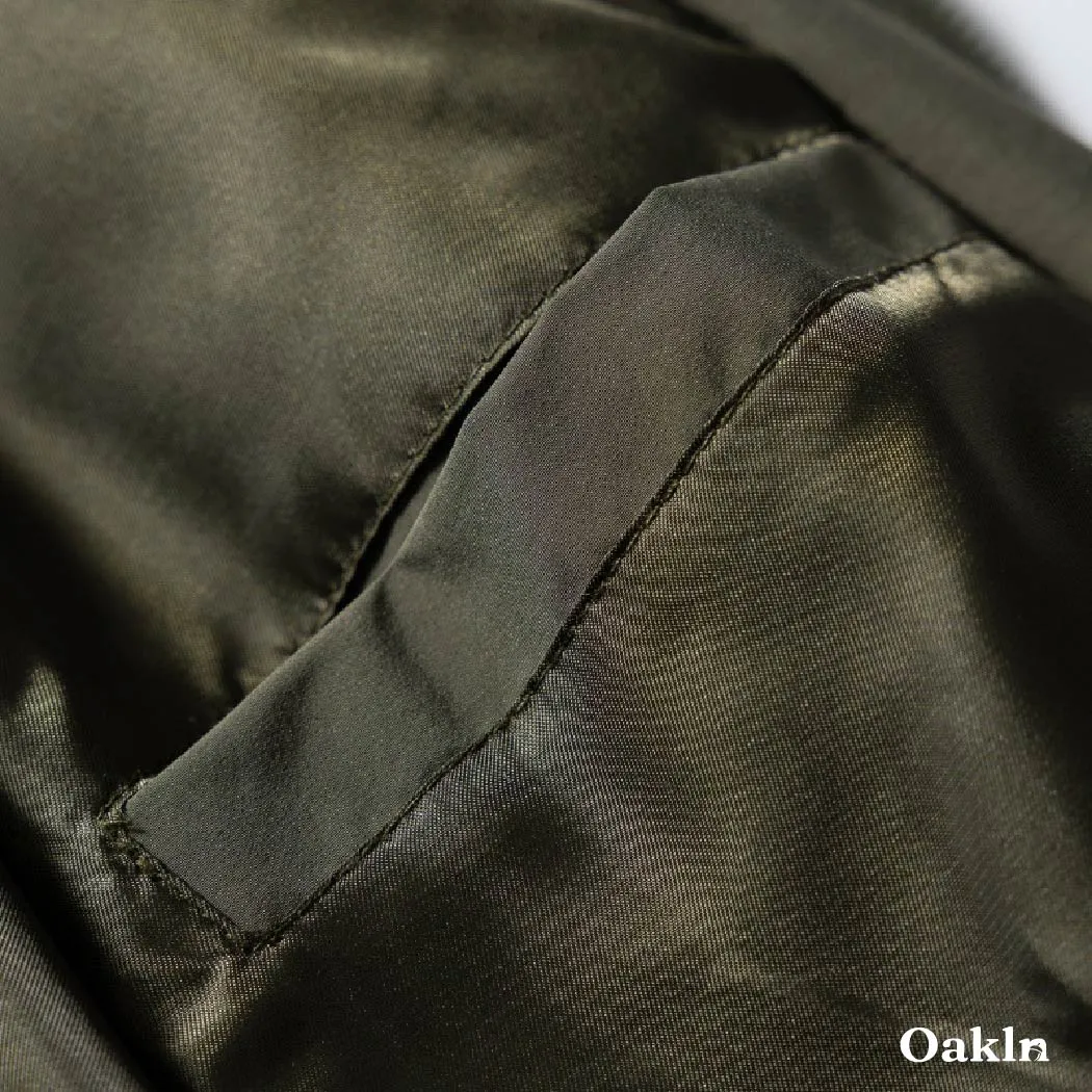 MA-1 ジャケット メンズ 撥水防風 軽量 ライトアウター ゆったり 体型カバー 春秋仕様 カジュアル-Oakln