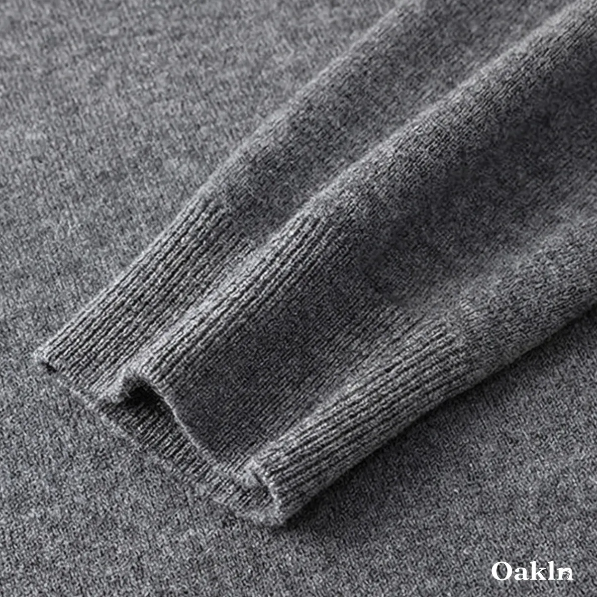 高密度 細ゲージ Vネックニット セーター ビジネスカジュアル 洗濯機洗い可能-Oakln