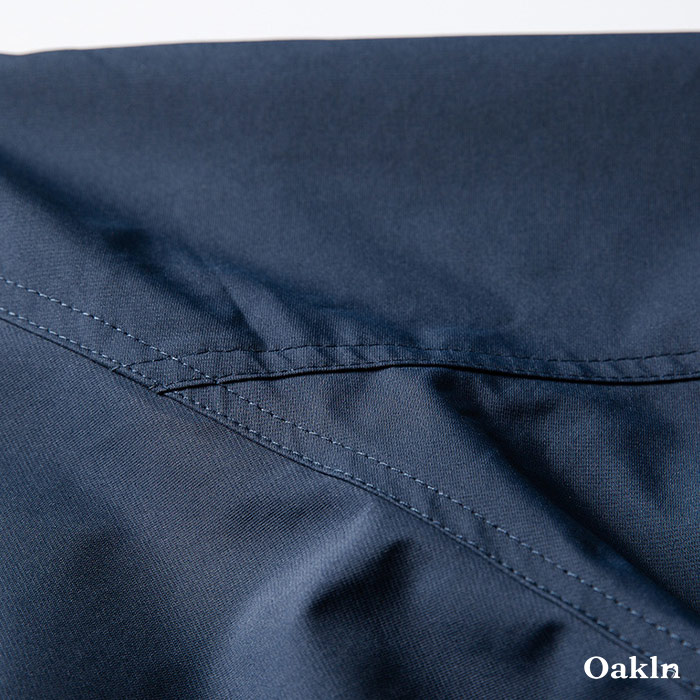 防風 撥水 スタンドカラー ブルゾン メンズ 裾ドローコード ショート丈 ゆったり 体型カバー 高機能 アウター-Oakln