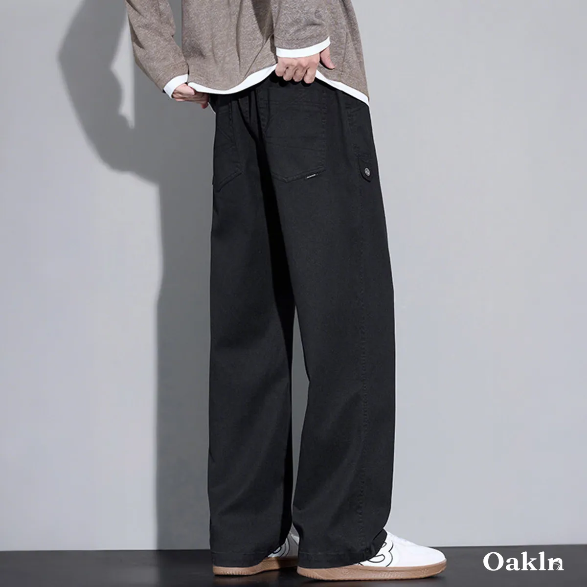 リヨセル混紡 テーパードカーゴパンツ ウエストゴム  快適な穿き心地  オールシーズン対応　メンズ