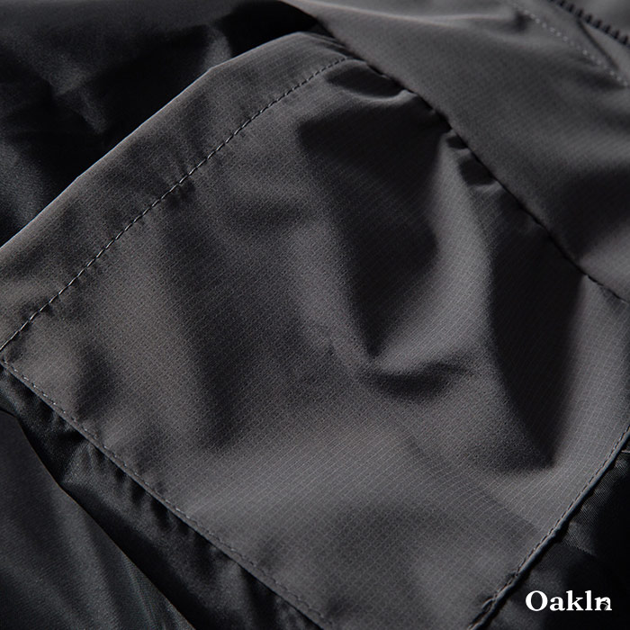 防風 軽量 速乾 スタンドカラー ブルゾン メンズ ラグランスリーブ ゆったり 体型カバー ライトアウター シンプル-Oakln