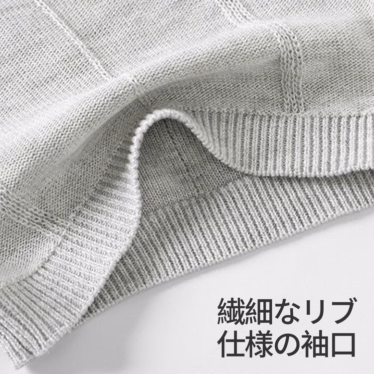 リネン混紡 ビジネスカジュアル 折り襟デザイン イージーケア