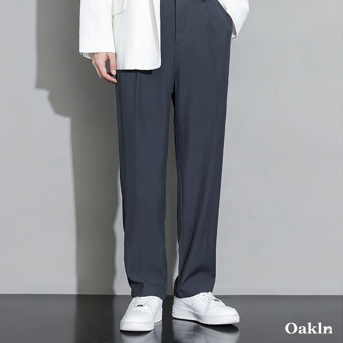 ダブルプリーツワイドスラックス 高見え ノーアイロン仕様 