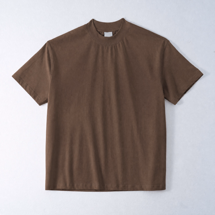 汗をかいても肌にまとわりつきにくい  270gヘビーウェイトコットンTシャツ  ゆったりシルエット  ドロップショルダー  五分袖