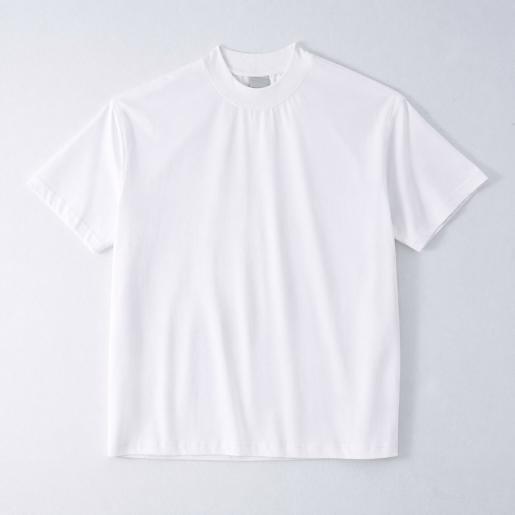汗をかいても肌にまとわりつきにくい  270gヘビーウェイトコットンTシャツ  ゆったりシルエット  ドロップショルダー  五分袖