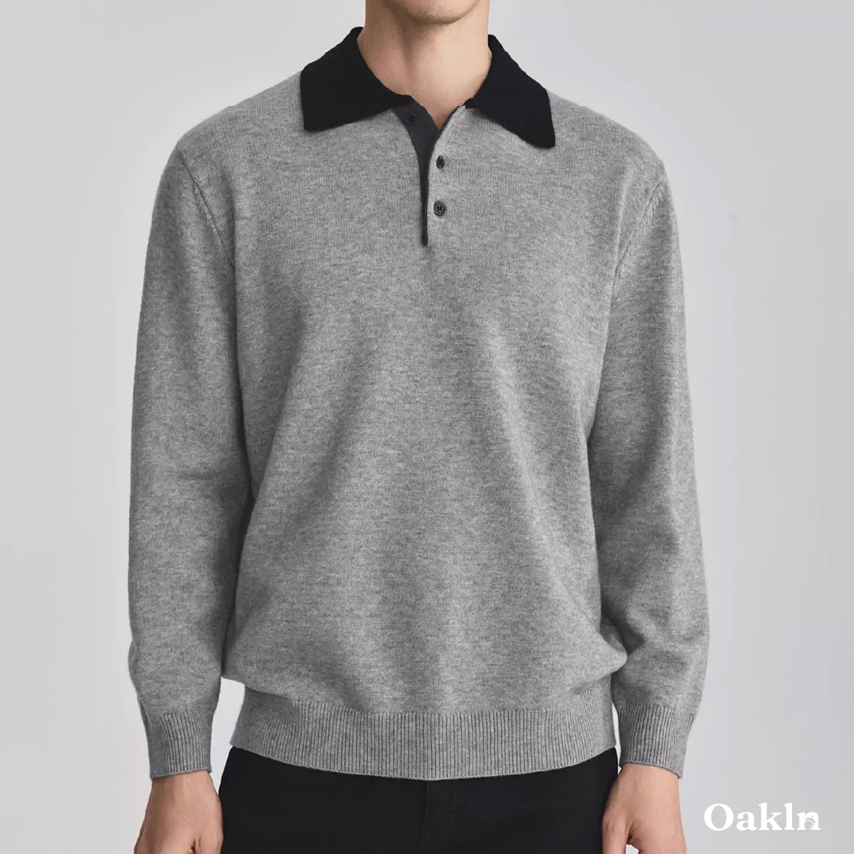 「濯機で洗える ポロ襟 ニットカットソー｜1枚で決まる 大人のきれいめコーデ」