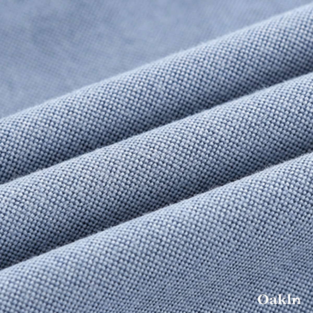 コットン100％ 超長綿 両面起毛 オックスフォード長袖シャツ-Oakln