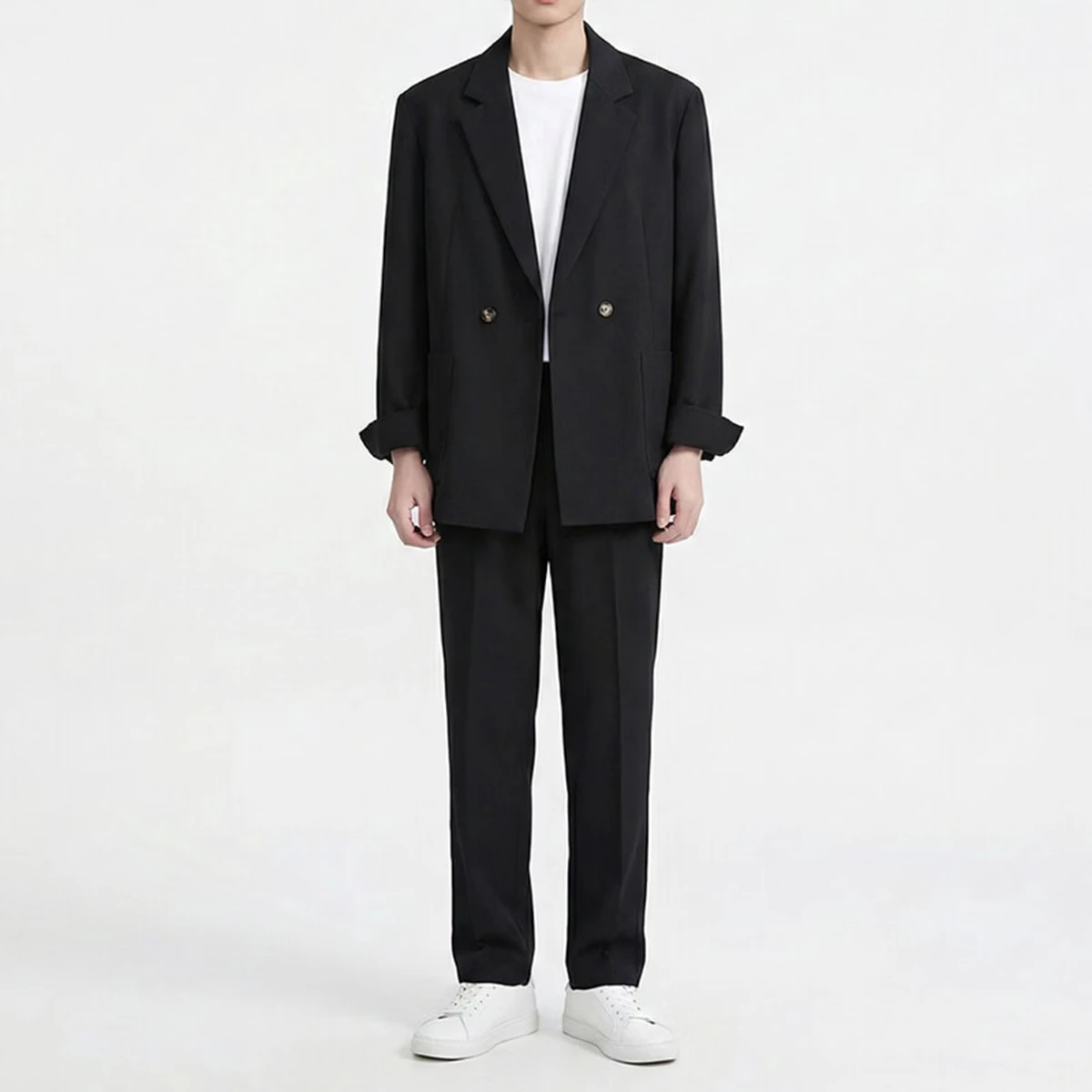 シワになりにくい・アイロン不要   ゆったりシルエット  出張にも便利なスーツセット