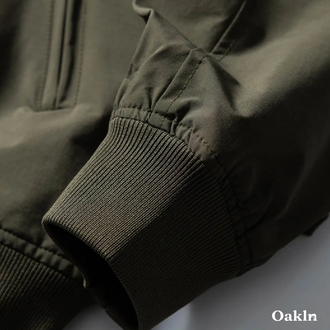 MA-1 ジャケット メンズ 撥水防風 軽量 ライトアウター ゆったり 体型カバー 春秋仕様 カジュアル-Oakln