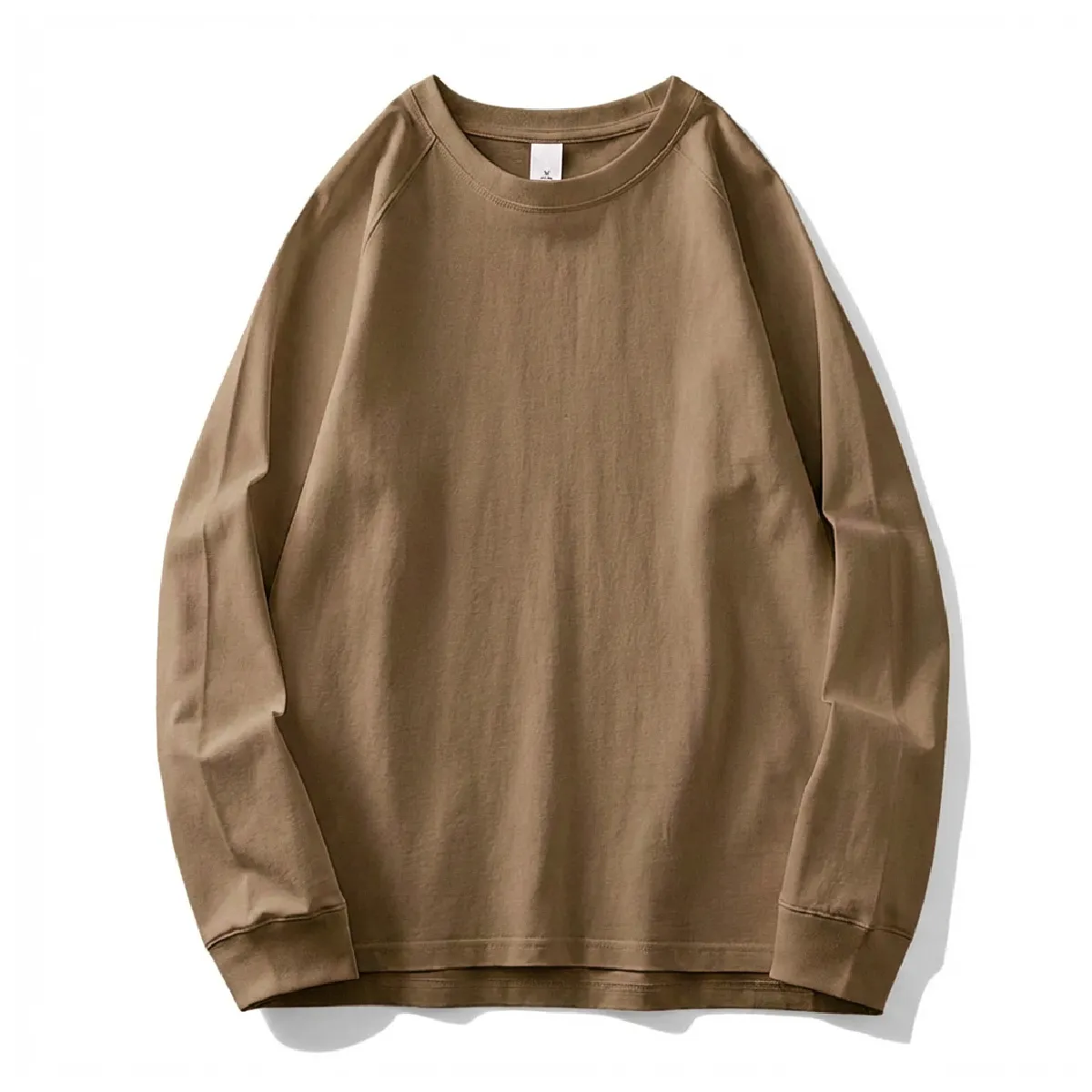 300gヘビーウェイトコットン ラグラン長袖Tシャツ 抗菌加工 すっきり見えシルエット-Oakln