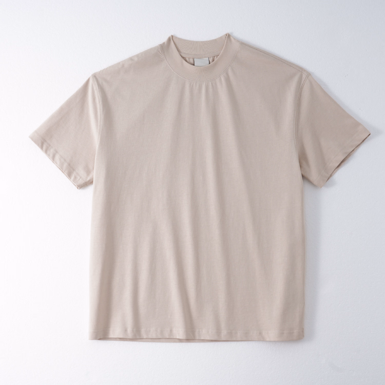 汗をかいても肌にまとわりつきにくい  270gヘビーウェイトコットンTシャツ  ゆったりシルエット  ドロップショルダー  五分袖