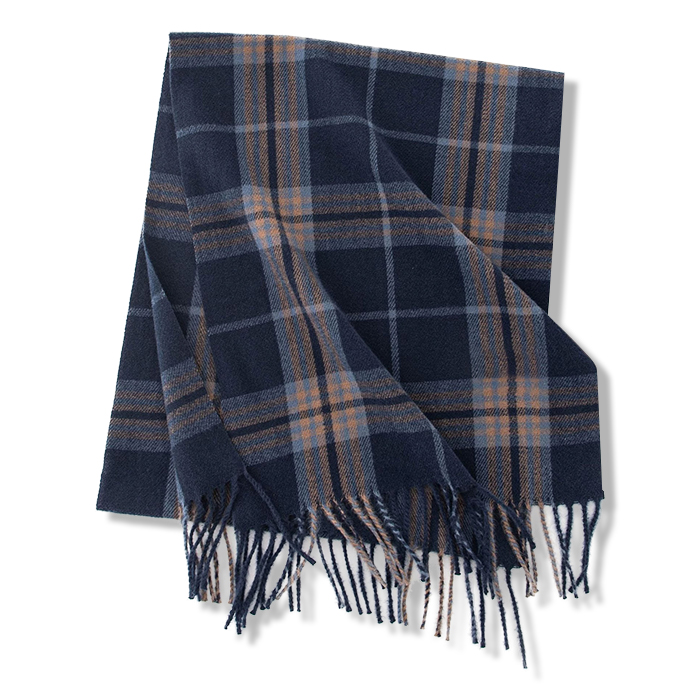 レトロ英国調クリスマスムード漂うマフラー-oakln