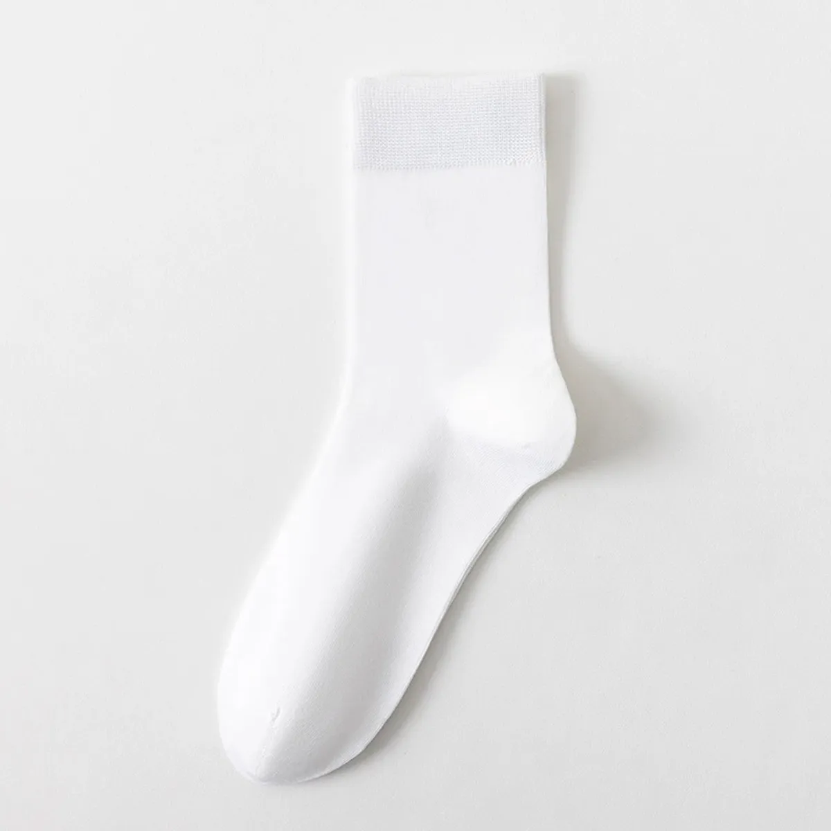 長繊維コットン コットン100% 抗菌防臭 シームレス仕様 ビジネスミドル丈メンズソックス