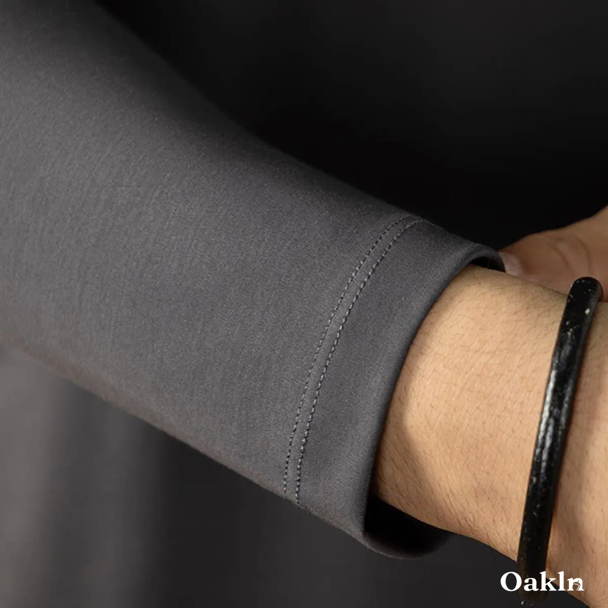 100％超長綿 長袖Tシャツ 三本針 液体アンモニア加工 型崩れしにくい