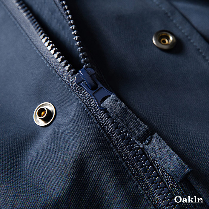 防風 撥水 スタンドカラー ブルゾン メンズ 裾ドローコード ショート丈 ゆったり 体型カバー 高機能 アウター-Oakln