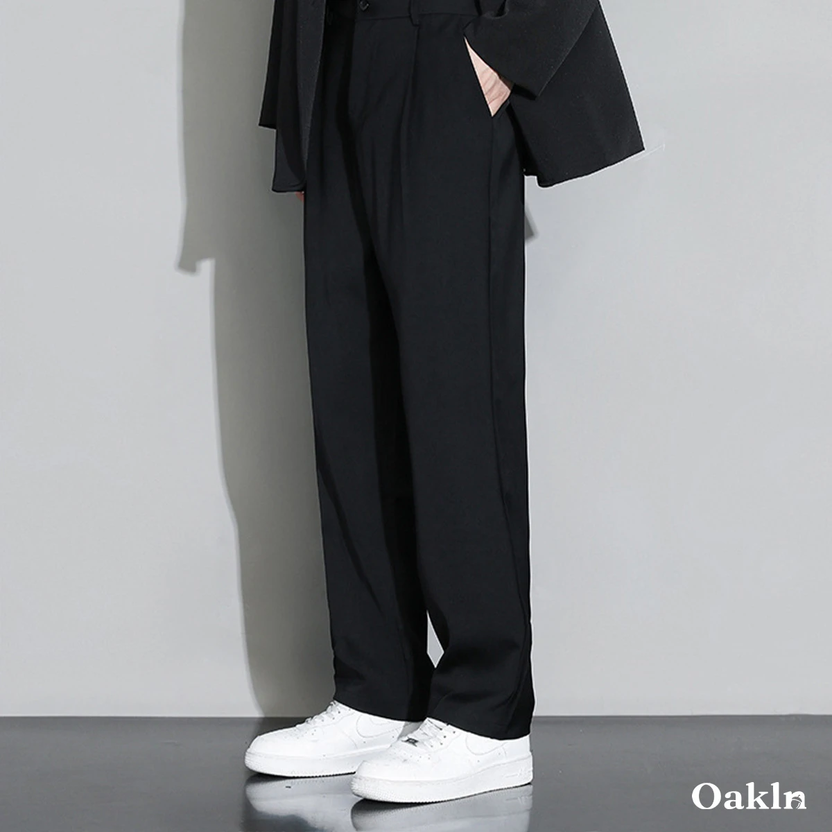 ダブルプリーツワイドスラックス 高見え ノーアイロン仕様 