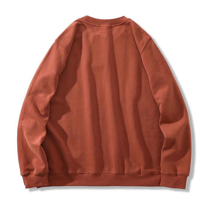 マストバイ無地ベーシッククルーネックスウェット-oakln