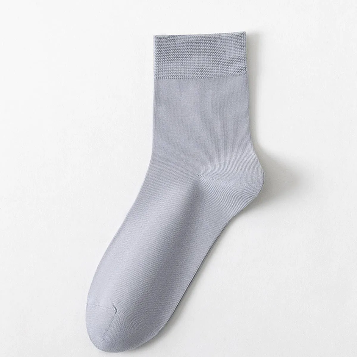 長繊維コットン コットン100% 抗菌防臭 シームレス仕様 ビジネスミドル丈メンズソックス