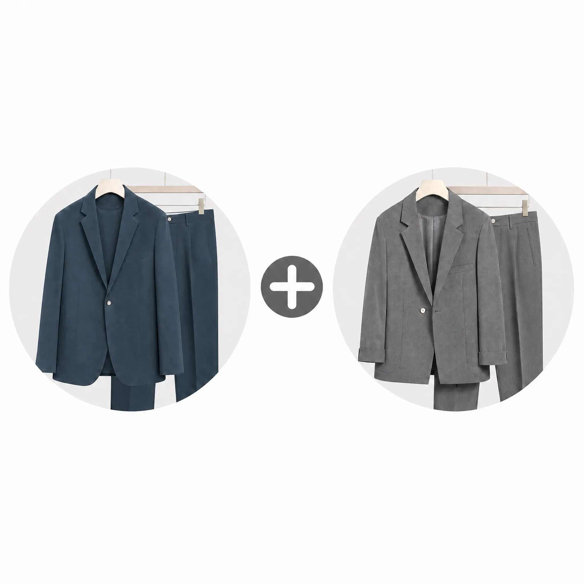 カジュアルセットアップスーツレーヨン×ポリウレタン配合の微ストレッチで締め付け感なし 総裏仕様で型崩れしにくい 洗濯機OK ビジネス通勤2点セット