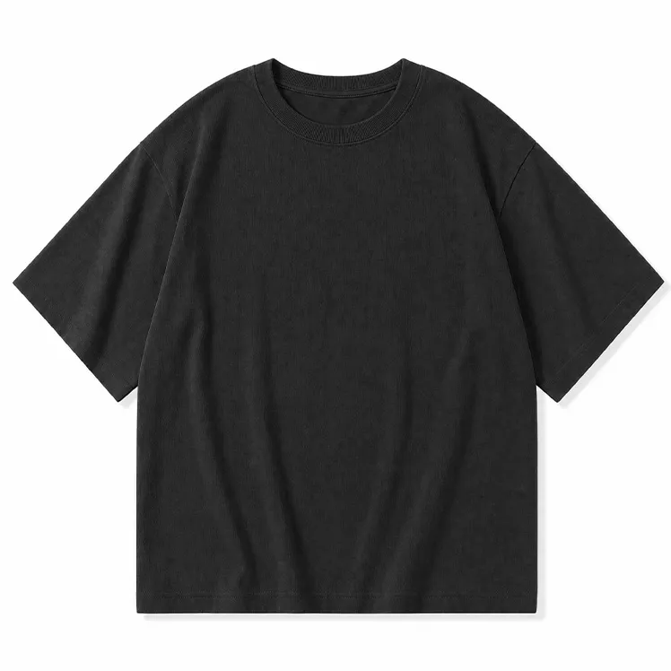 400Gヘビーウェイトコットン白Tシャツ ゆったり 32番手高密度