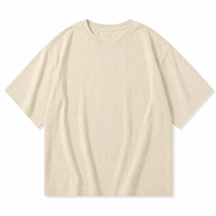 400Gヘビーウェイトコットン白Tシャツ ゆったり 32番手高密度