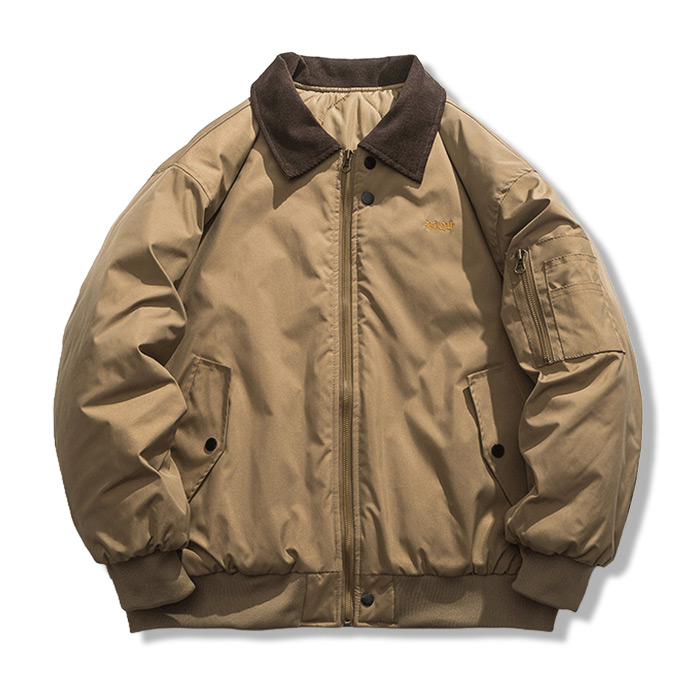 アメリカヴィンテージ　秋冬厚手中綿フライトジャケット