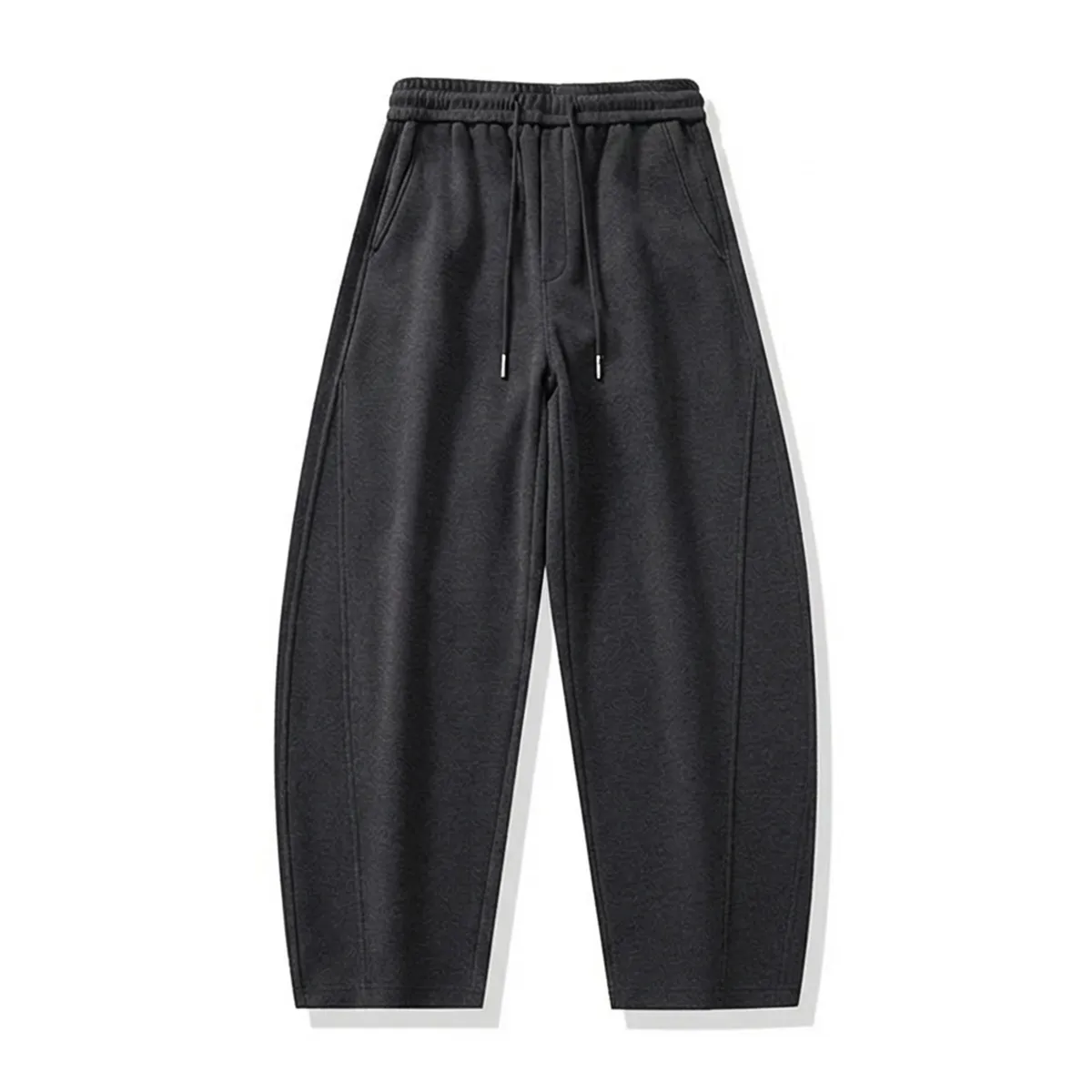 ウール混 バルーンパンツ ワイドテーパード ヘビーウェイト 30代～50代向け