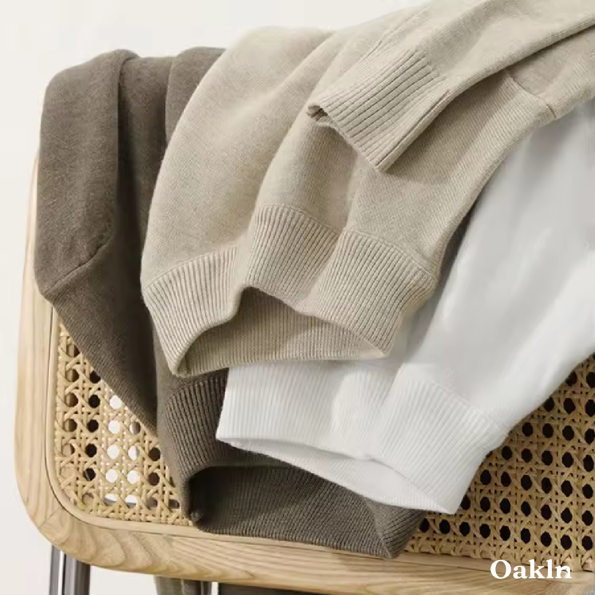 メンズ ハーフハイネック ニット 14ゲージ セーター 洗濯機洗いOK 綿混 きめ細かな平織り ゆったり 体型カバー  春秋冬向け