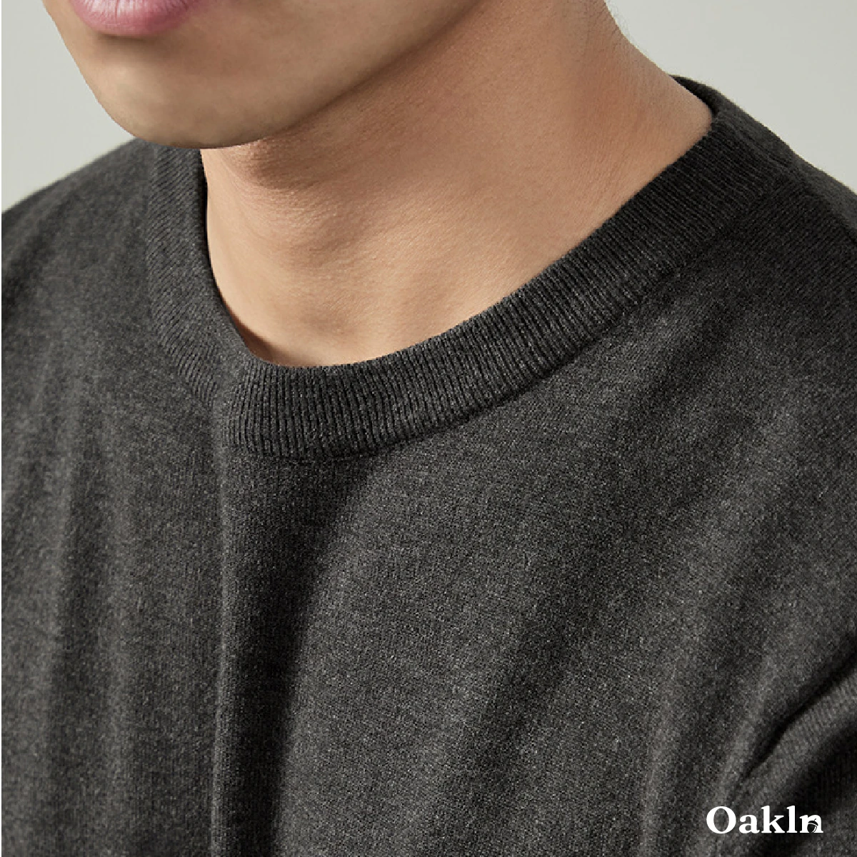 接触涼感空気感  通気性抜群リネン混紡ニット-Oakln