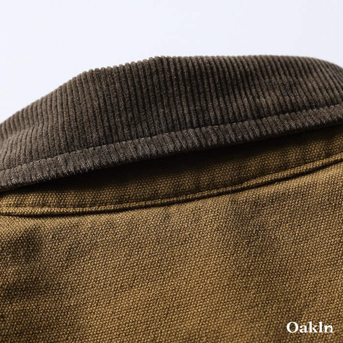 アメリカンヴィンテージ　コットンワーク中綿ジャケット-oakln
