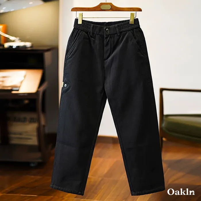 裏起毛 チノパン YKKファスナー 表地コットン100% ウエストゴム 暖パン ゆったり ワークパンツ