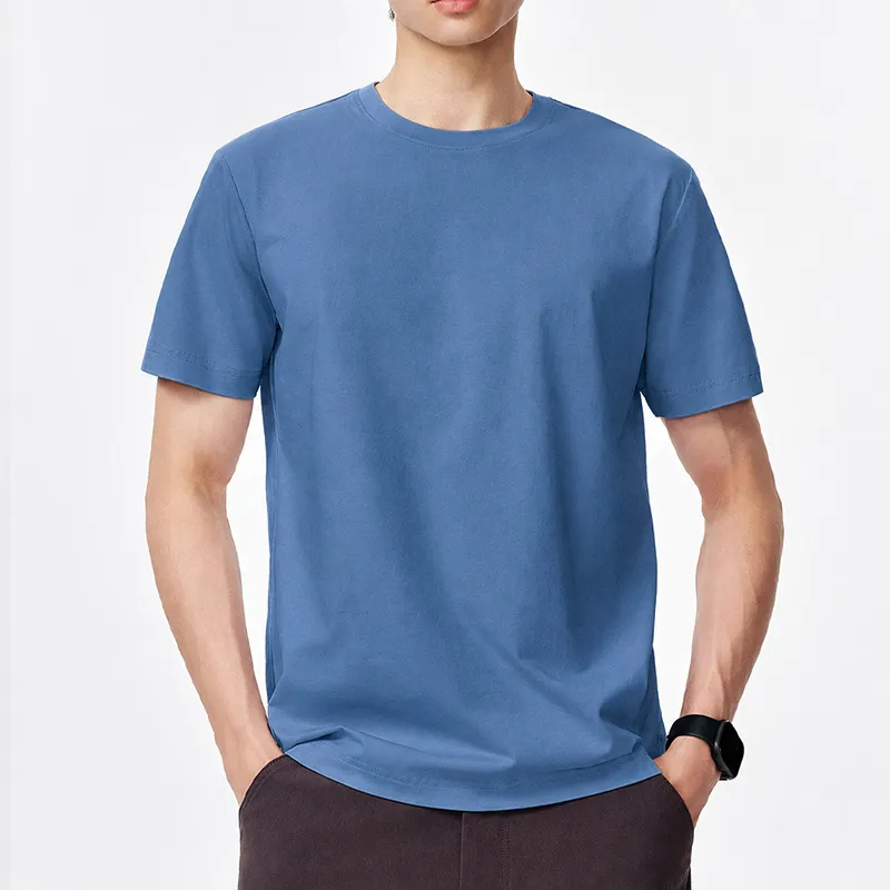 撥水・撥油・防汚機能を備えた　高密度透けにくい　100％コットンTシャツ