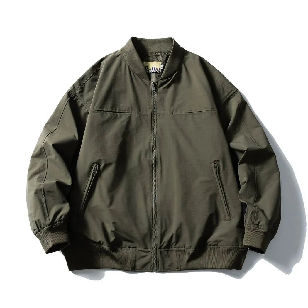 MA-1 ジャケット メンズ 撥水防風 軽量 ライトアウター ゆったり 体型カバー 春秋仕様 カジュアル-Oakln