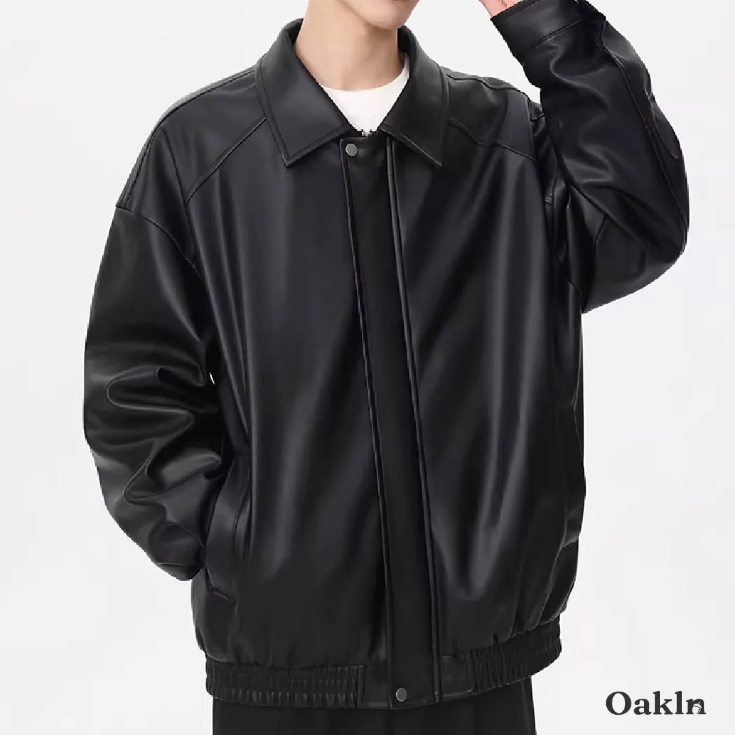 スイングトップ メンズ スエード調 ムラ感 ヴィンテージ加工 レトロ 折り襟 ジャケットアウター 比隠し前立て 春秋向け 軽アウター 大人　洗練されたスタイル