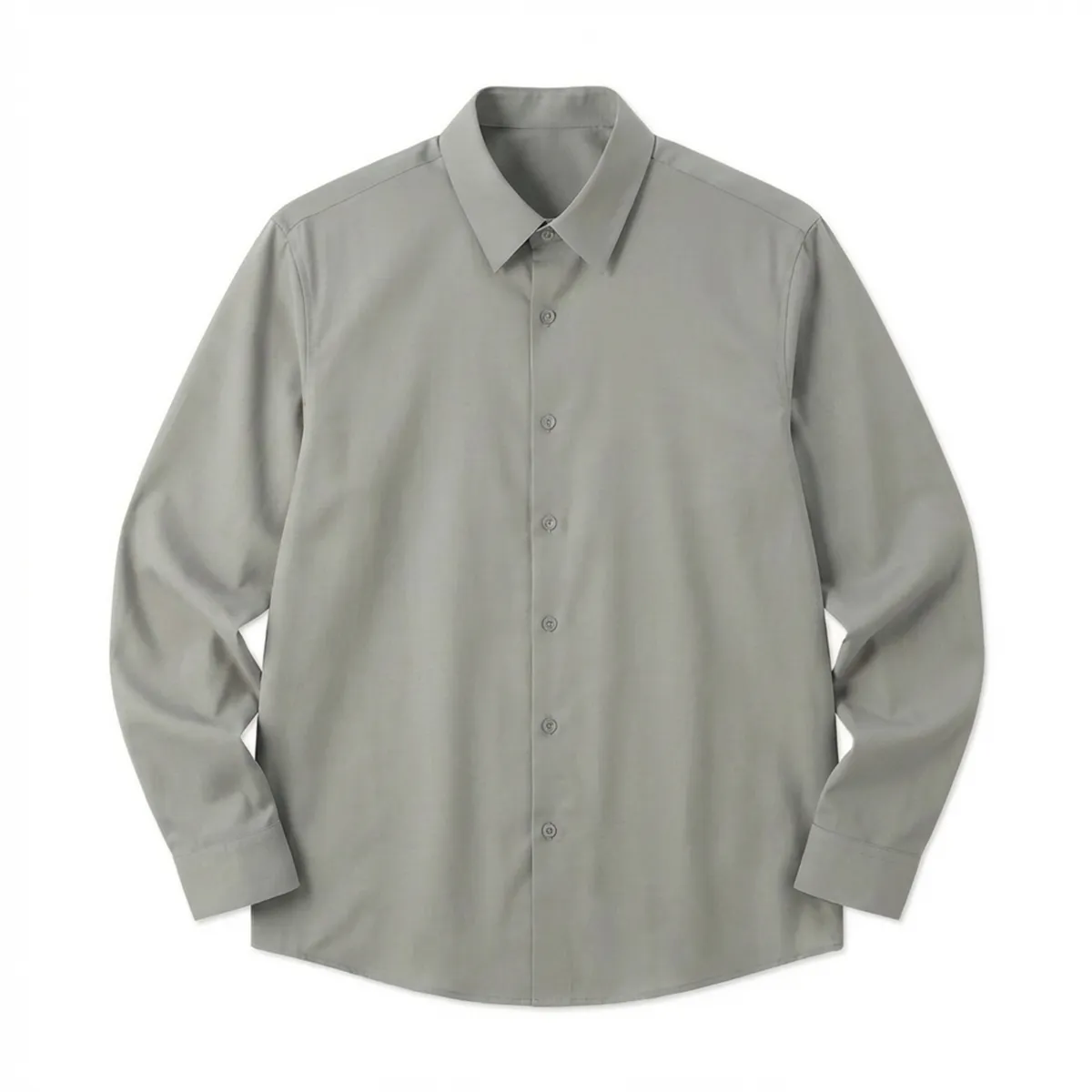 ノーアイロン シャツ 撥水 防汚 形態安定 レギュラースモールカラー-Oakln