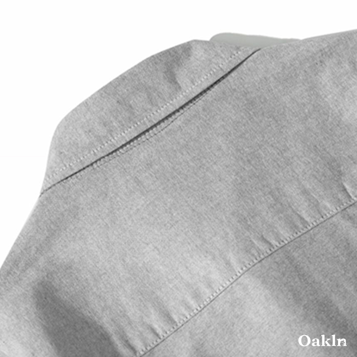 スエード調エルボーパッチ　オックスフォードシャツ-oakln