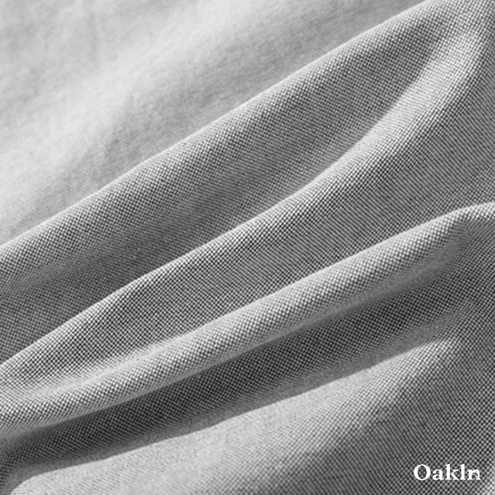 スエード調エルボーパッチ　オックスフォードシャツ-oakln