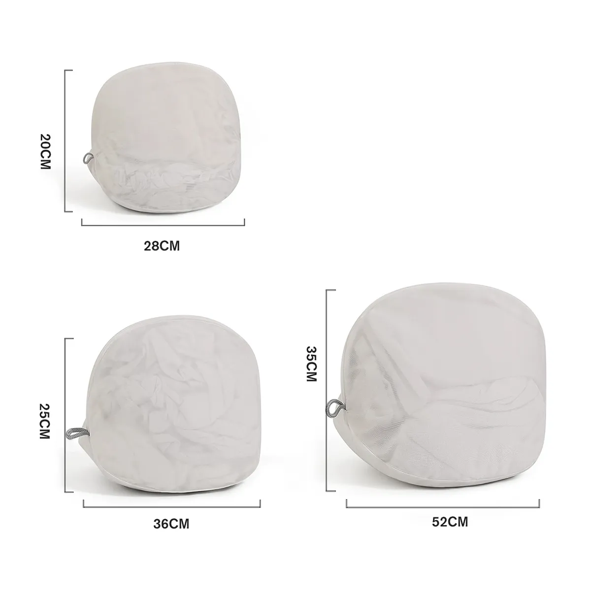 立体式持ちて付き洗濯ネット（家庭用）洗濯機専用　型崩れ防止メッシュネット(まとめ買いの対象外)