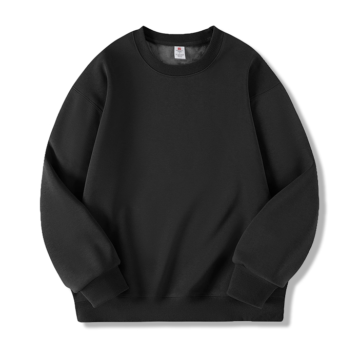 裏起毛無地クルーネックスウェット-oakln