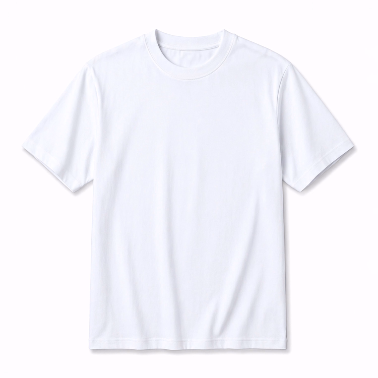シルク混 ビジネスカジュアル 着回しやすい イージーケア 接触冷感ニットTシャツ