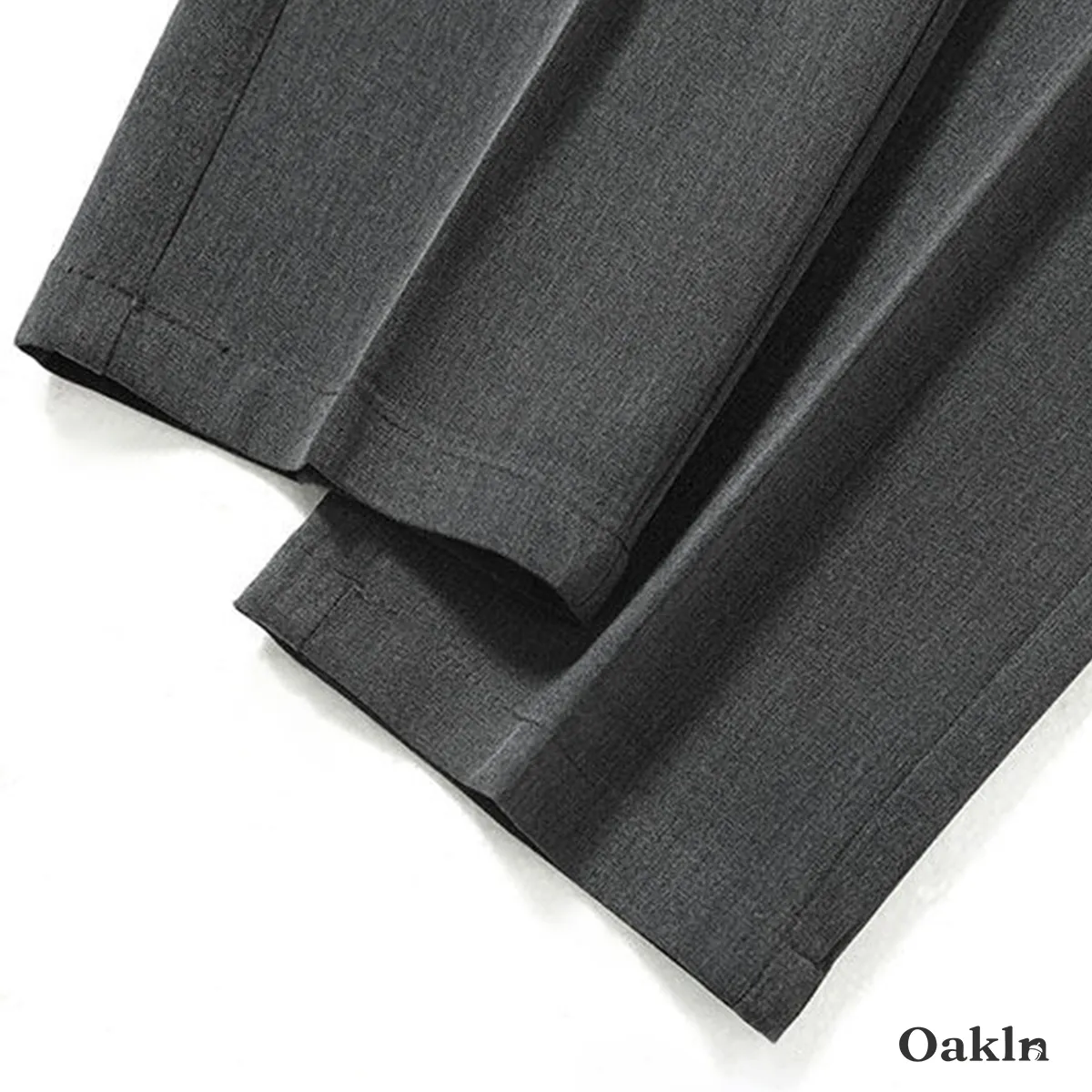 ハイストレッチノーアイロンメンズスラックス ストレートシルエット 落ち感 防シワ 通勤向けロングパンツ