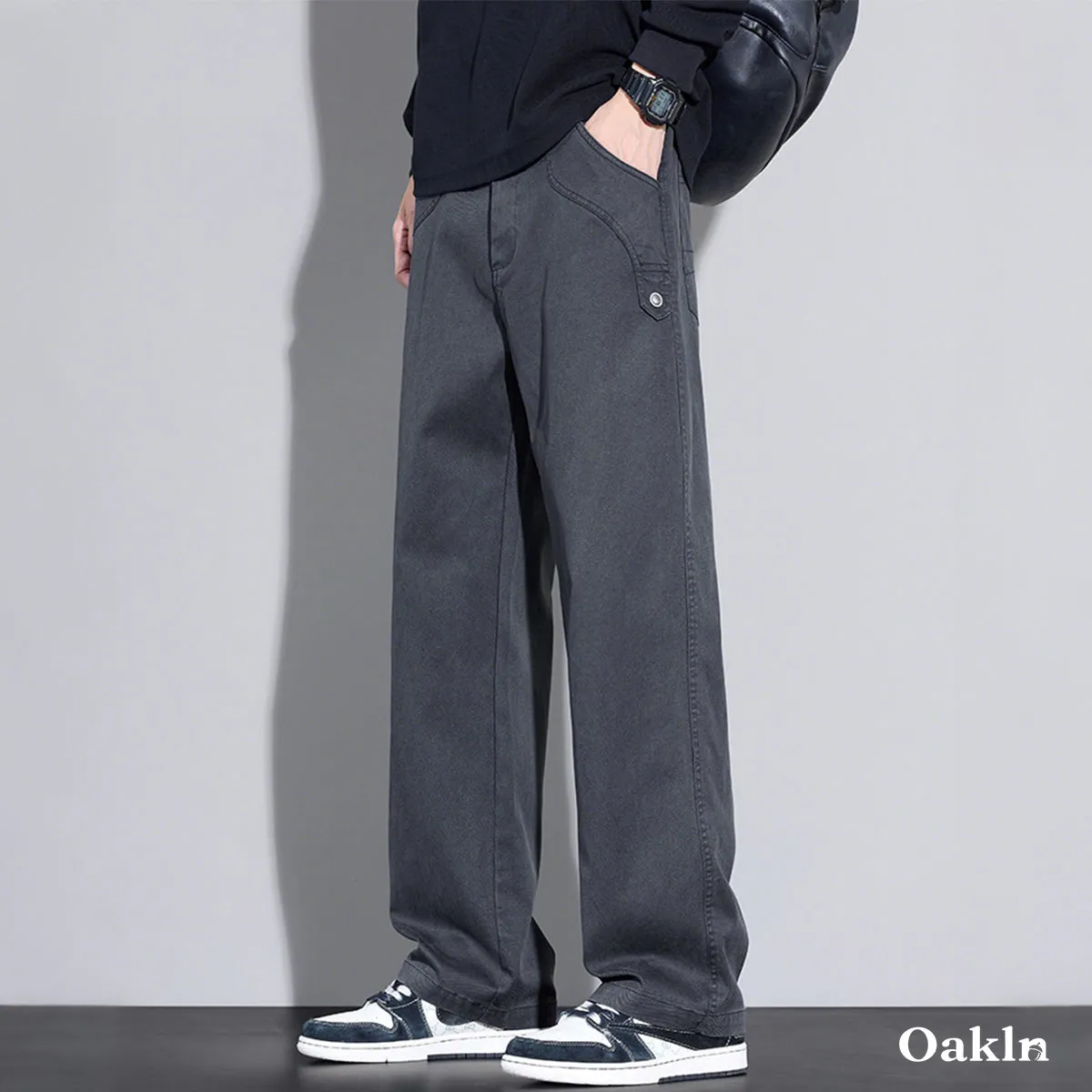 リヨセル混紡 テーパードカーゴパンツ ウエストゴム  快適な穿き心地  オールシーズン対応　メンズ