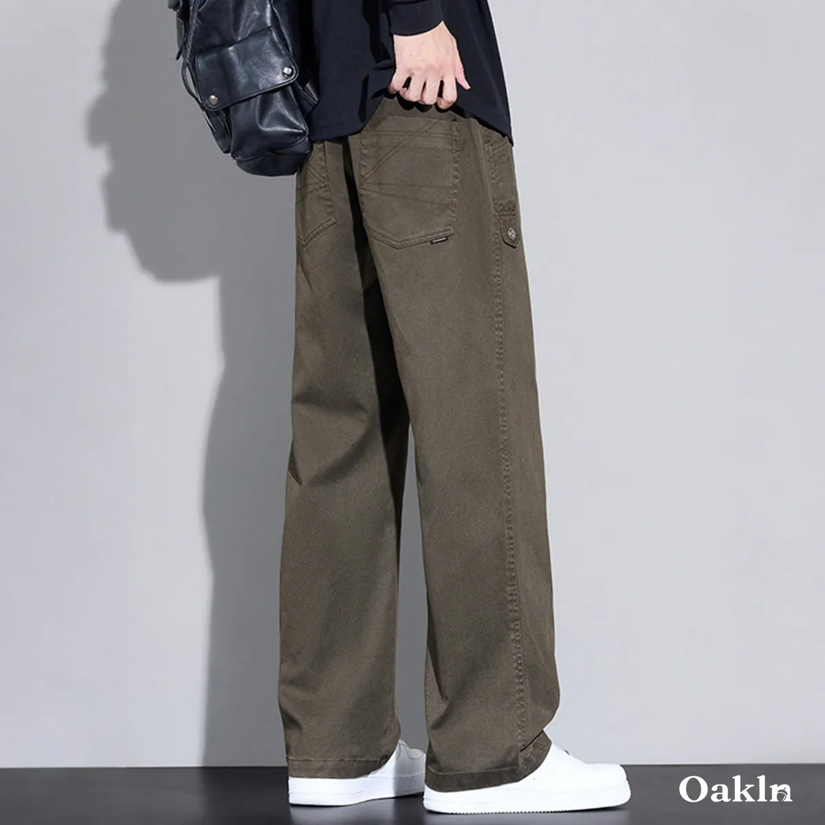 リヨセル混紡 テーパードカーゴパンツ ウエストゴム 快適な穿き心地 オールシーズン対応　メンズ