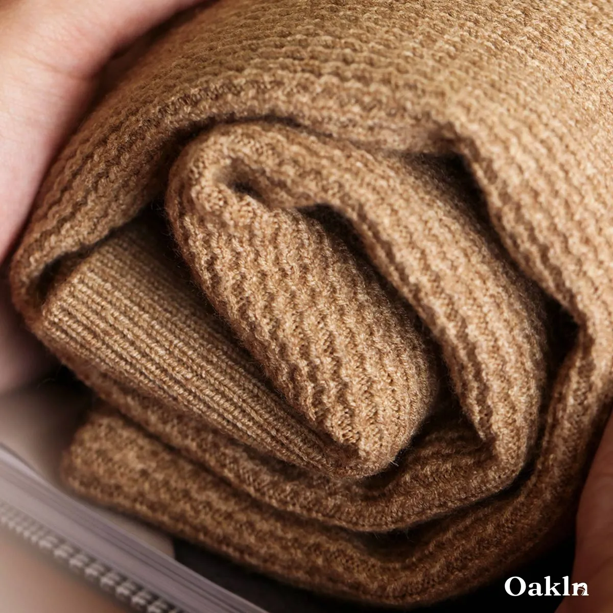  スキッパー ニット 羊毛混 鹿の子編み 襟付き ウォッシャブル ボタンレス ポロネックニット ウール混  立体テクスチャー  洗濯機対応